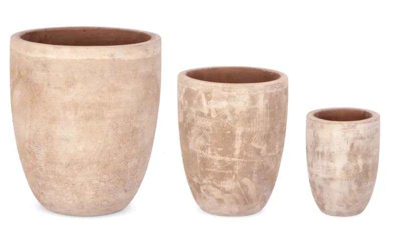 Bizzotto SET3 P.VASO MINH SVAS TERRACOTTA MARRONE