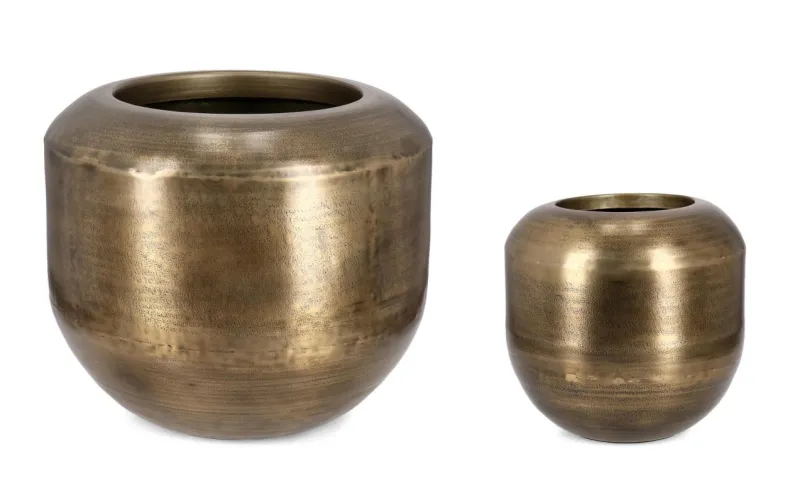 Sale Bizzotto SET2 P.VASO NADU DORATO