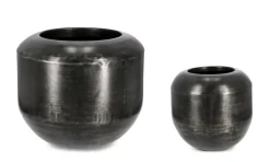 Sale Bizzotto SET2 P.VASO NADU NERO