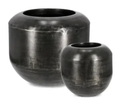 Sale Bizzotto SET2 P.VASO NADU NERO