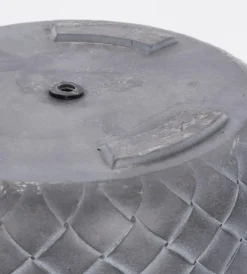 Outlet Bizzotto SET2 P.VASO RHOMBUS BOMB BASSO ANTRACITE