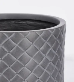 New Bizzotto SET3 P.VASO RHOMBUS CIL ANTRACITE