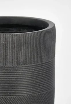 Discount Bizzotto SET3 P.VASO RIGO TO ANTRACITE ALTO
