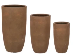 Discount Bizzotto SET3 P.VASO RIGO TO RUSTY ALTO