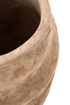 Hot Bizzotto SET2 P.VASO TEIDE ALTO TERRACOTTA BRUNIT