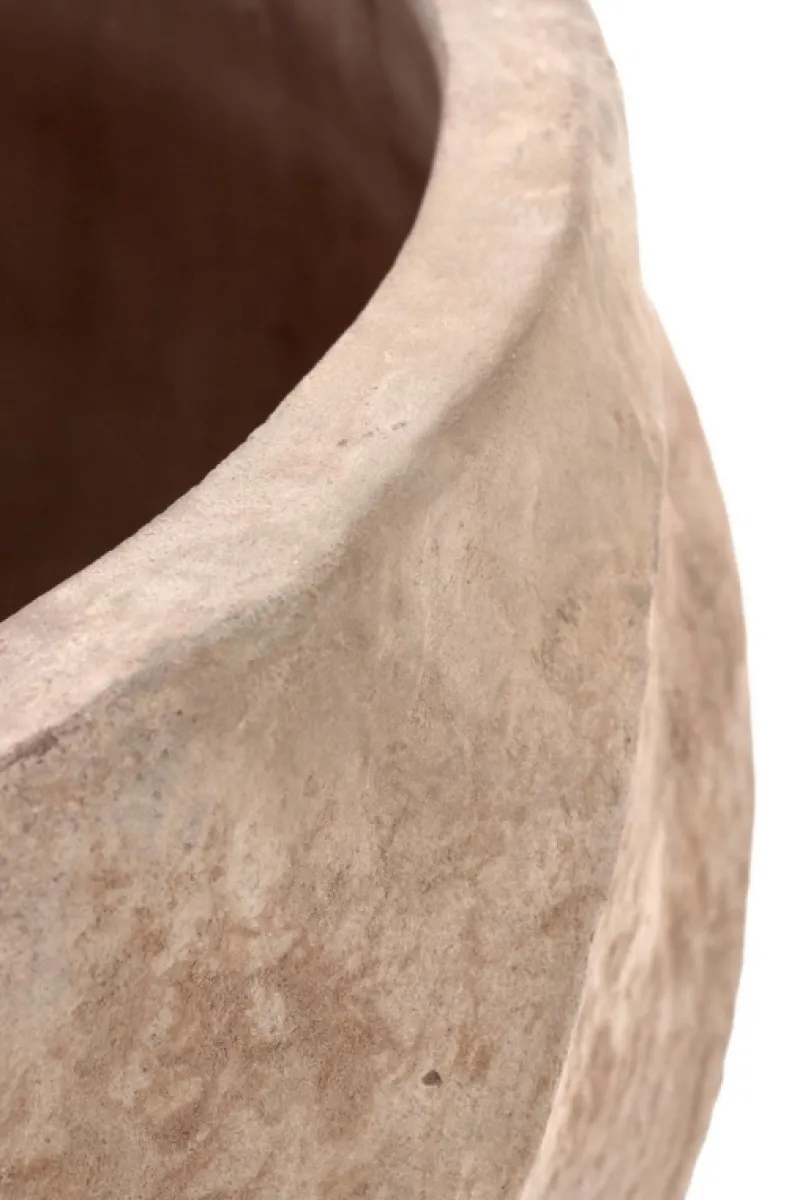 Best Bizzotto SET2 P.VASO TEIDE BASS TERRACOTTA BRUNIT