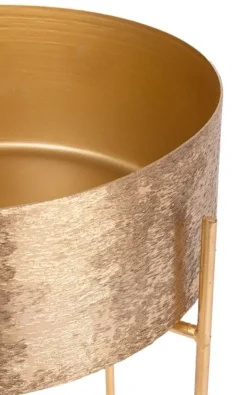 Clearance Bizzotto SET2 P.VASO VARANASI STAND TO ORO