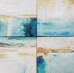 Outlet Bizzotto SET4 QUADRO CROWN H027 60X60