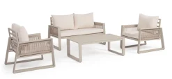 Clearance Bizzotto SET4 SALOTTO C-C CAPTIVA PEYOTE