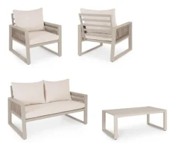 Clearance Bizzotto SET4 SALOTTO C-C CAPTIVA PEYOTE