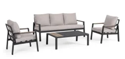 New Bizzotto SET4 SALOTTO C-C ELNA ANTRACITE LH32