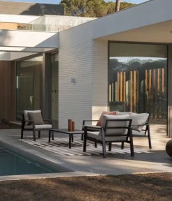 New Bizzotto SET4 SALOTTO C-C ELNA ANTRACITE LH32