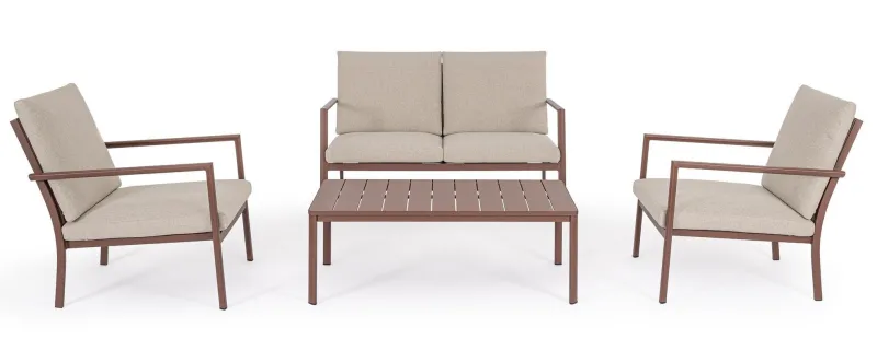 Bizzotto SET4 SALOTTO C-C KONNOR BARN