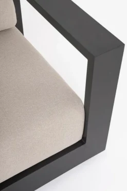 Clearance Bizzotto SET4 SALOTTO C-C MOSES ANTRACITE YK13