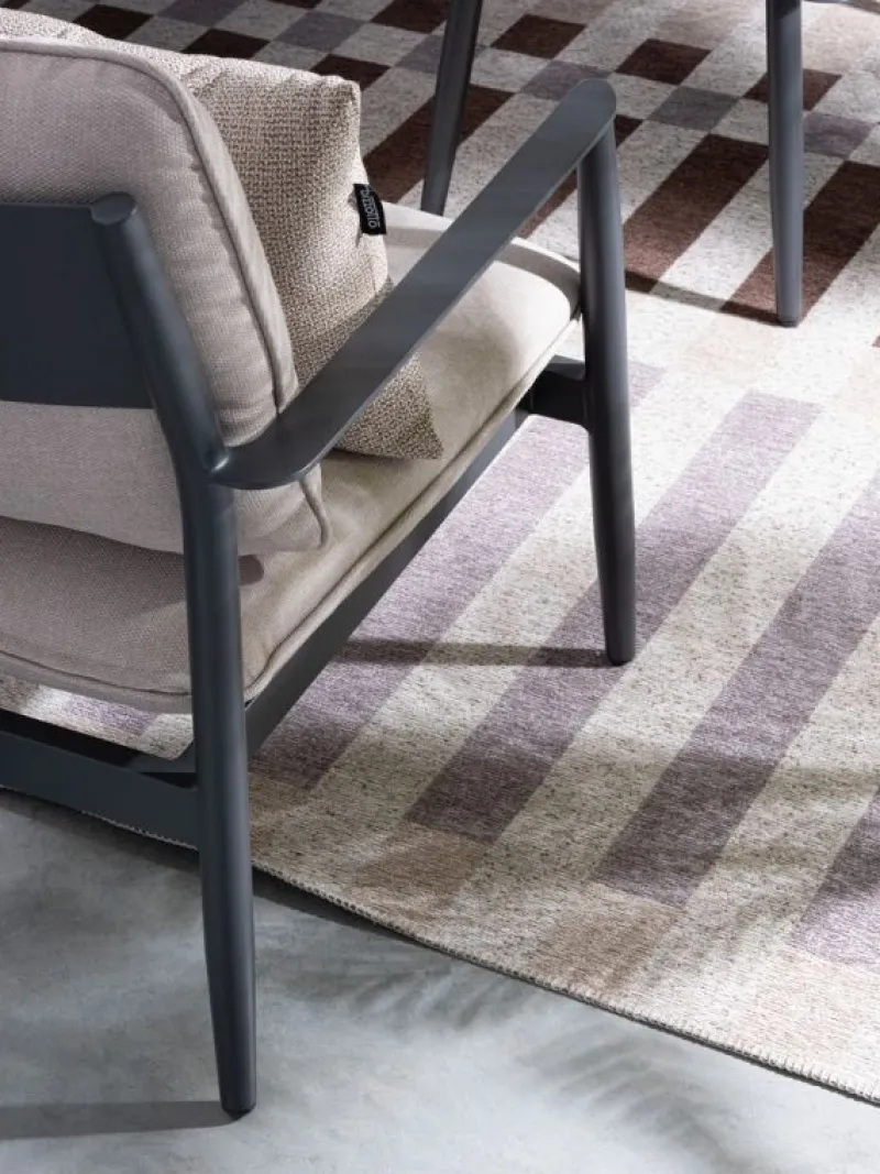 Best Bizzotto SET4 SALOTTO C-C NEBULA ANTRACITE YK13