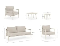 Best Bizzotto SET5 SALOTTO C-C ROPERY MORNY WG25