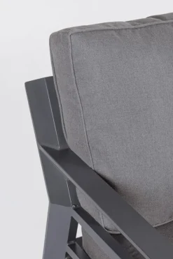 Hot Bizzotto SET4 SALOTTO IN ALLUMINIO ANTRACITE PG61 - HENDRIX