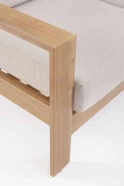 Clearance Bizzotto SET4 SALOTTO IN ALLUMINIO NATURALE- BALTIC