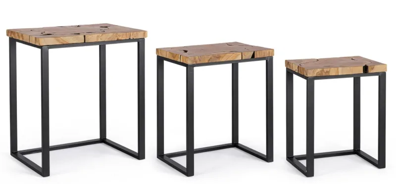 Sale Bizzotto SET3 TAVOLINI- ELWOOD