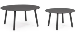 Hot Bizzotto SET2 TAVOLINI IN CORDA ANTRACITE WG21 - AMINTA