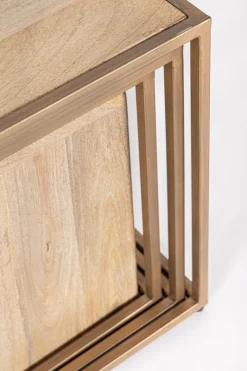 Best Bizzotto SET4 TAVOLINI IN LEGNO - JAIDEV