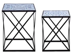 Sale Bizzotto SET2 TAVOLINI IN METALLO - NEAPOLIS