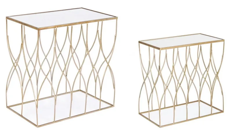 Best Bizzotto SET2 TAVOLINI IN METALLO J19 - ELENOR