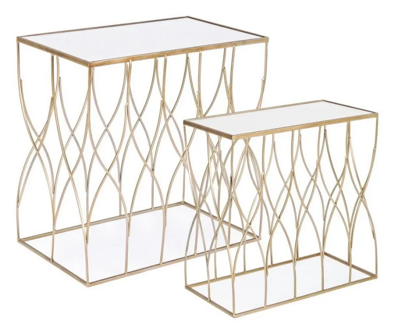 Best Bizzotto SET2 TAVOLINI IN METALLO J19 - ELENOR