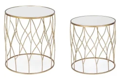 Bizzotto SET2 TAVOLINI IN METALLO J16 - ELENOR