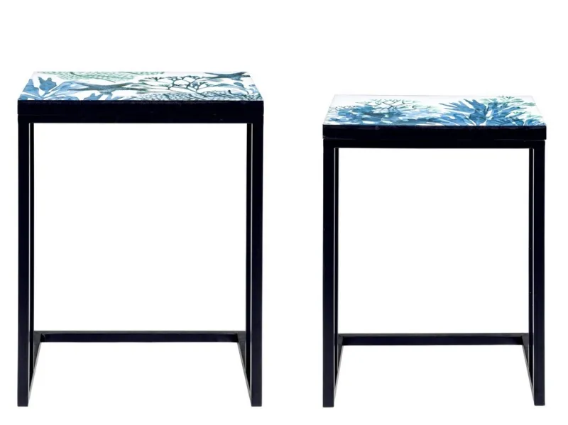 Best Bizzotto SET2 TAVOLINI IN METALLO K03 - REEF