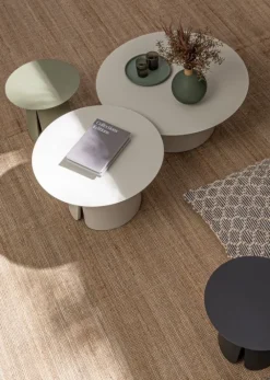 Bizzotto SET2 TAVOLINO BRYAN D70+90 PELICAN