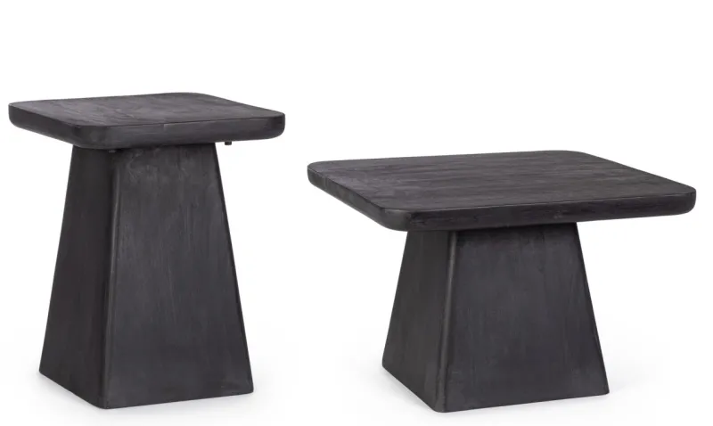 Bizzotto SET2 TAVOLINO FUJI QUADRATO