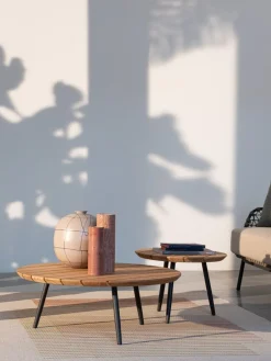 Outlet Bizzotto SET2 TAVOLINO IVISSA D60-D80 ANTRACITE