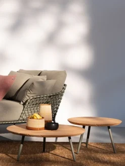 New Bizzotto SET2 TAVOLINO IVISSA D60-D80 VERDE