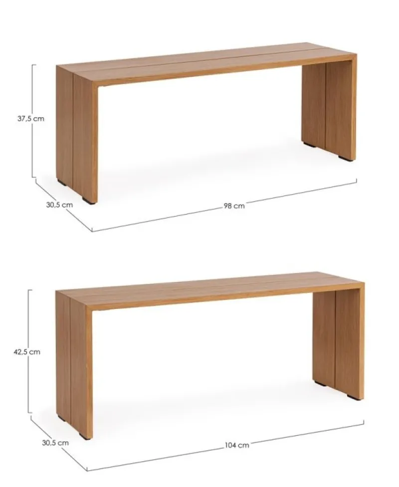 New Bizzotto SET2 TAVOLINO PIPER