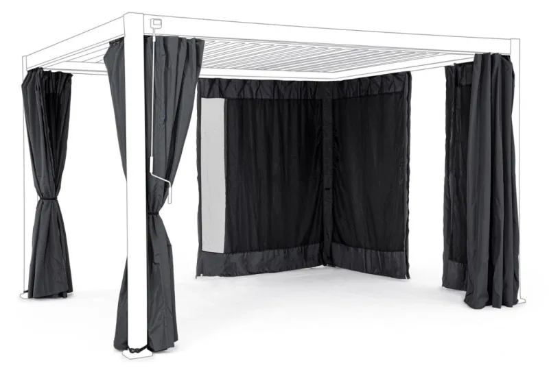 Discount Bizzotto SET4 TELI LAT+ZANZ PERGOLA OCEAN 3X4 ANT