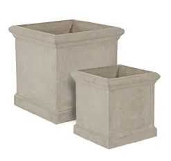 Best Bizzotto SET2 VASO CEMENT QU SABBIA
