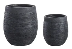 Clearance Bizzotto SET2 VASO GRAFFITI BOMB NERO