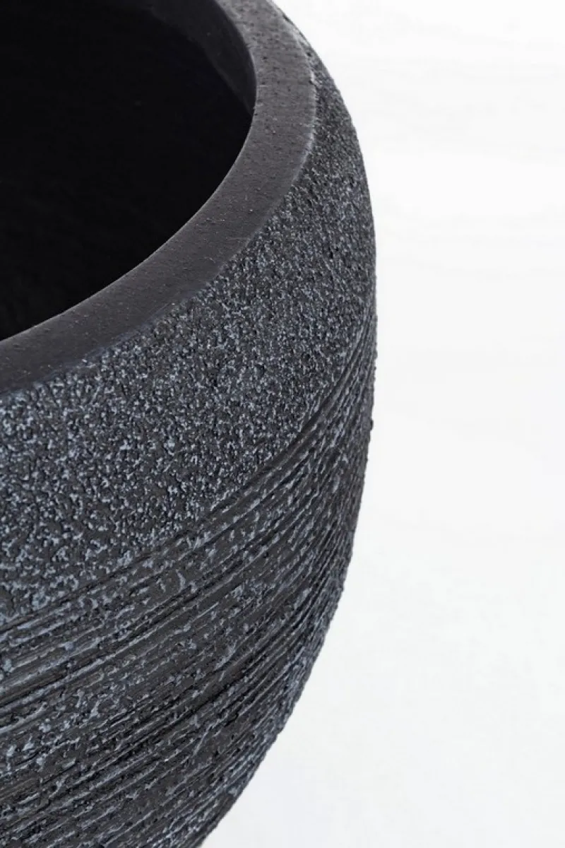 Bizzotto SET2 VASO GRAFFITI CIOTOLA NERO