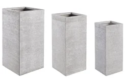 New Bizzotto SET3 VASO GRAFFITI QU BIANCO ALTO