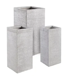 New Bizzotto SET3 VASO GRAFFITI QU BIANCO ALTO