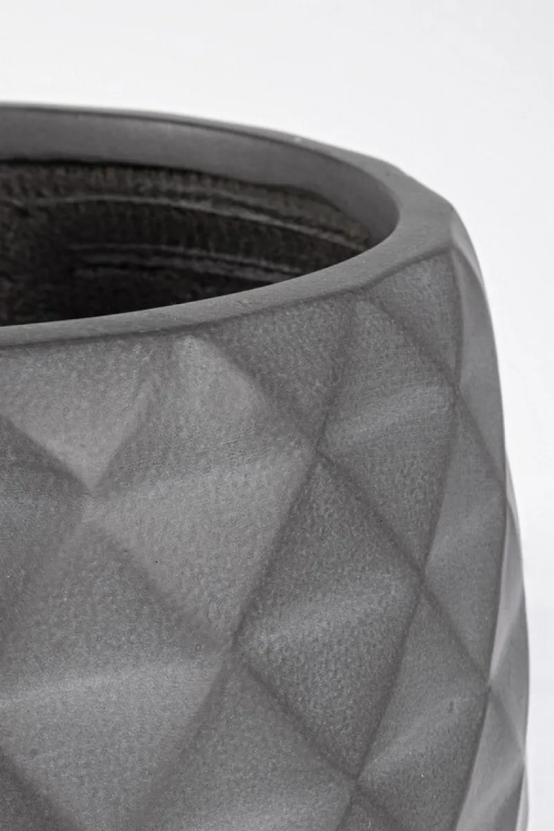 Hot Bizzotto SET2 VASO PYRAMID CIOTOLA ANTRACITE