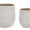 Hot Bizzotto SET2 VASO RIGO BOMB BEIGE ALTO