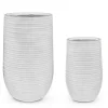 Best Bizzotto SET2 VASO TRESSAGE TO ALTO BIANCO