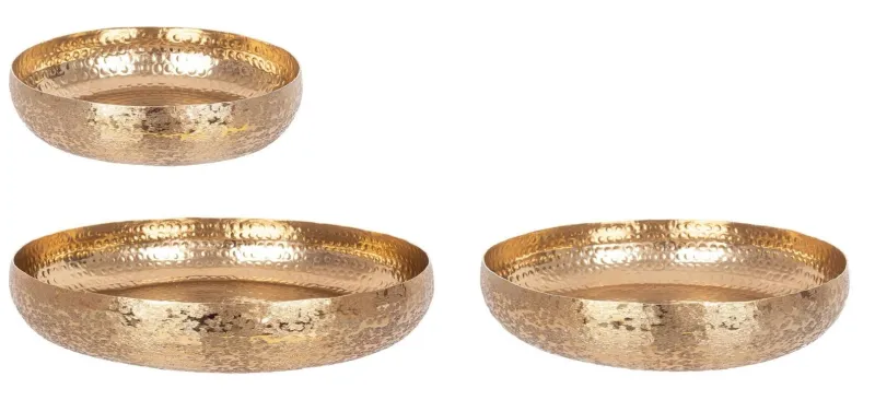 Sale Bizzotto SET3 VASSOIO VARANASI TO ORO