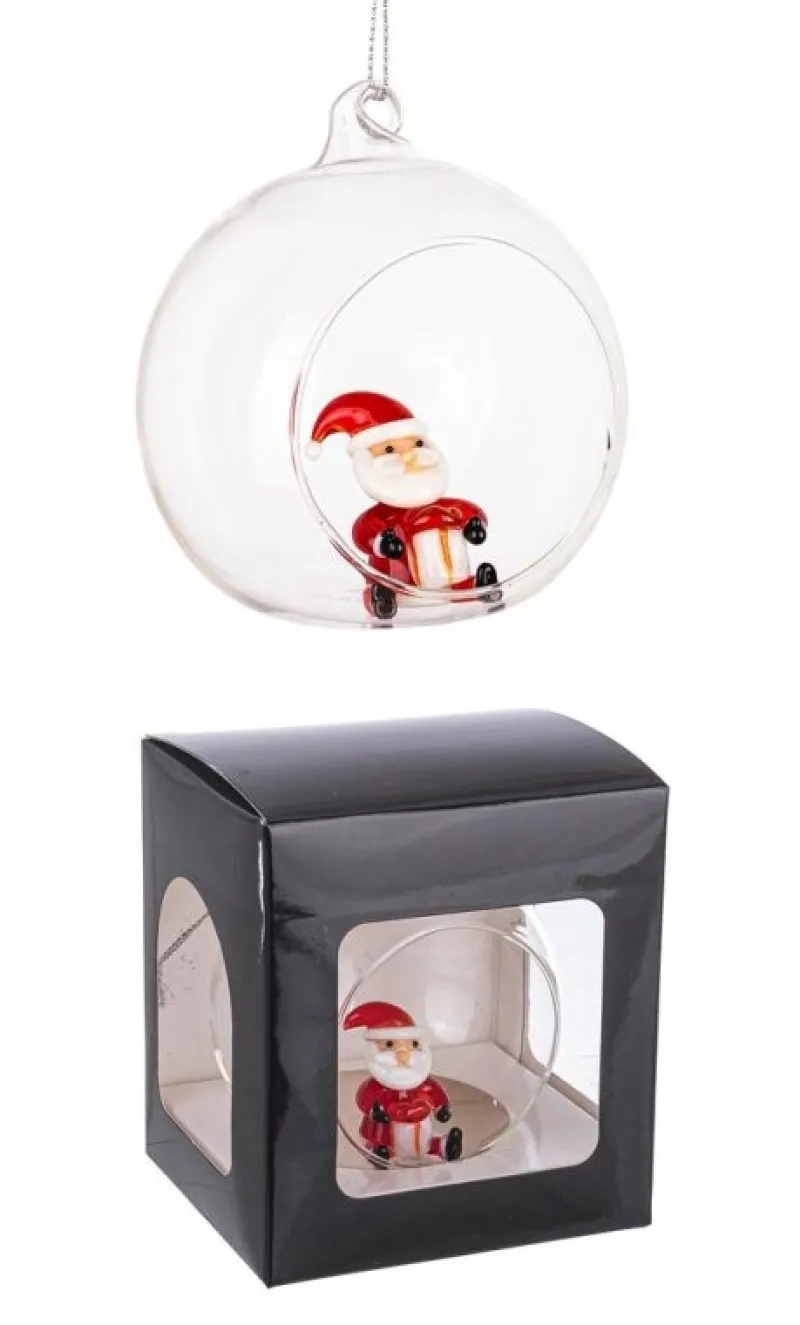 Discount Bizzotto SFERA APERTA VT YULE BABBO C-BOX D80