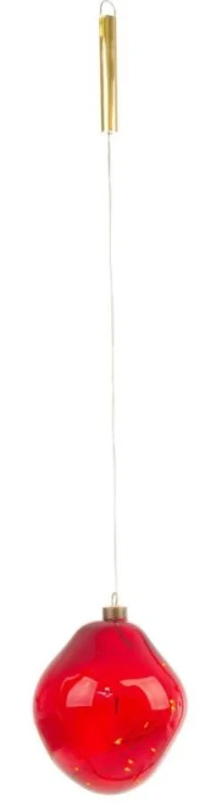 Online Bizzotto SFERA VT ORGANIC ROSSO LUCIDO D150 C-LED