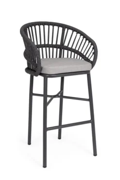 Sale Bizzotto SGABELLO BAR C-C ODIVELAS ANTRACITE