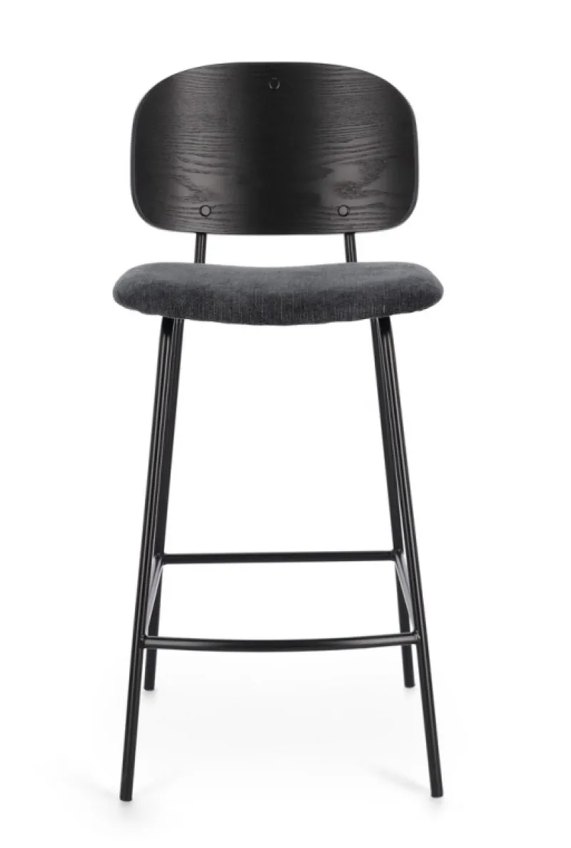 Discount Bizzotto SGABELLO BAR GRIGIO SCURO - SIENNA