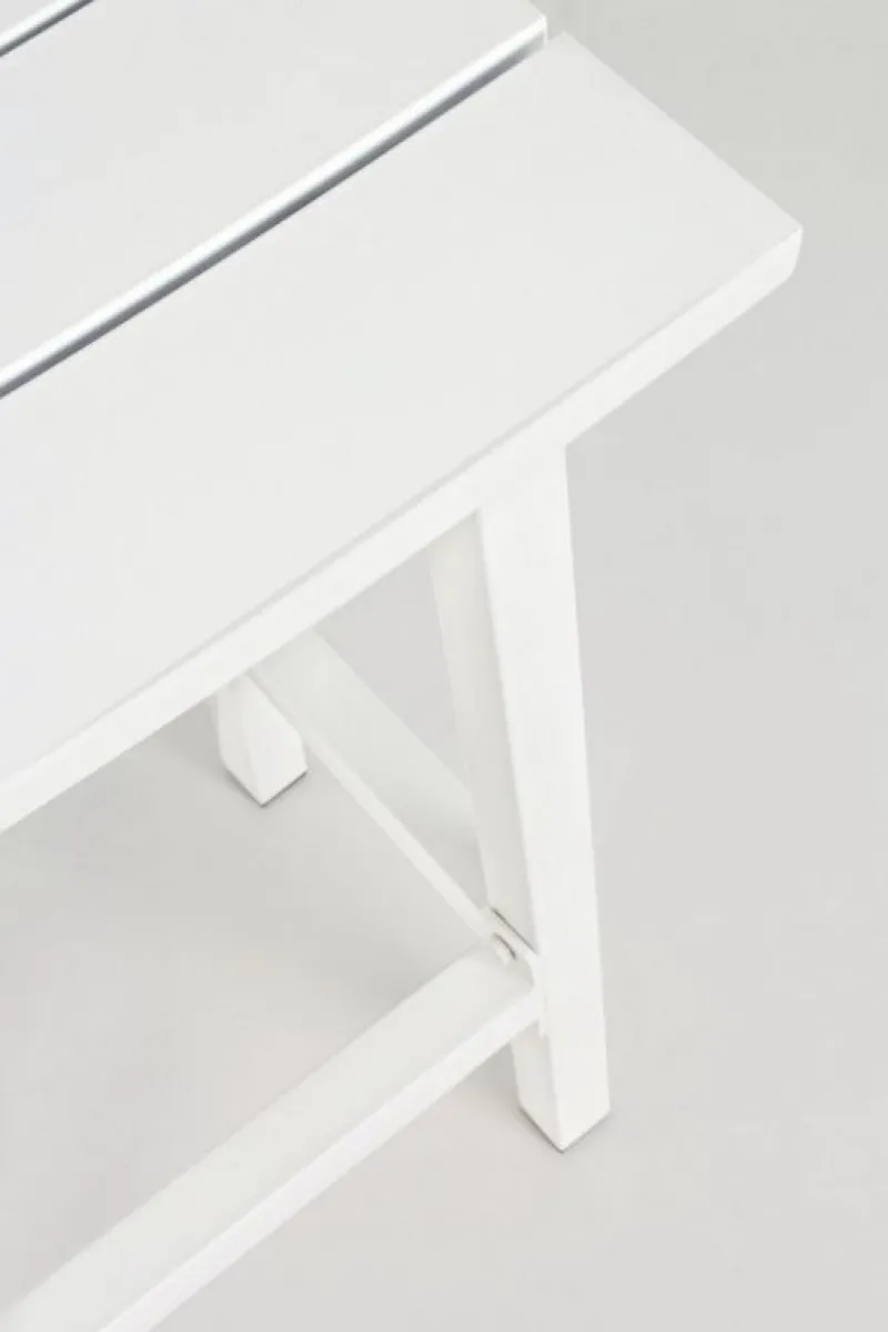 Discount Bizzotto SGABELLO BAR IN ALLUMINIO BIANCO YK11 - SKIPPER